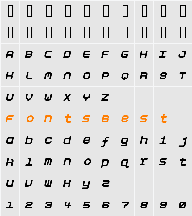 AspirinRefillCollapsed Character Map