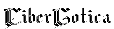 CiberGotica Font Image