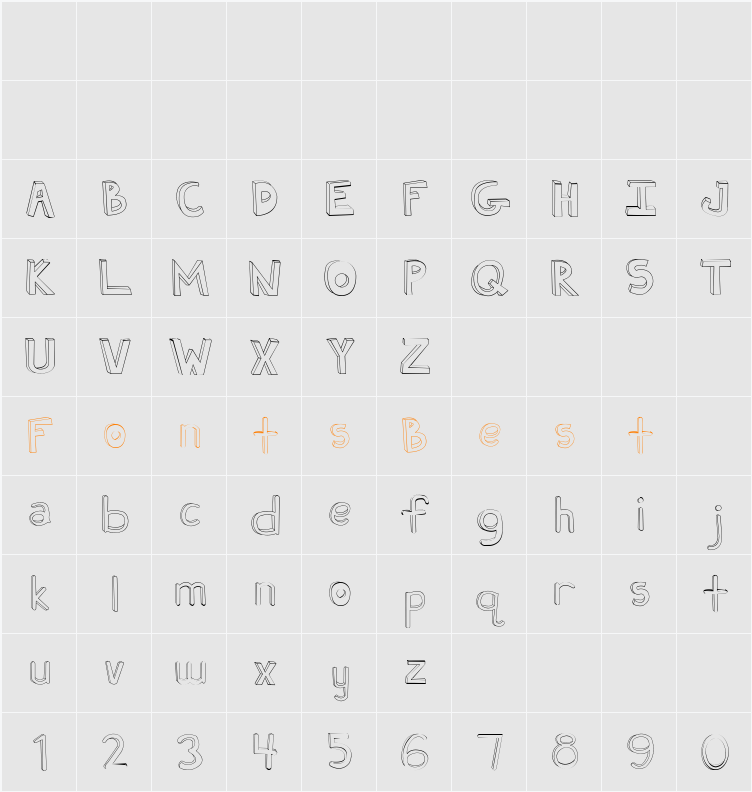 Fh_Ugly Character Map