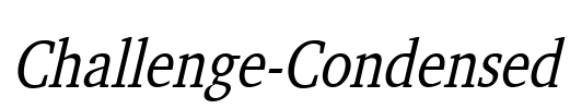 Challenge-Condensed