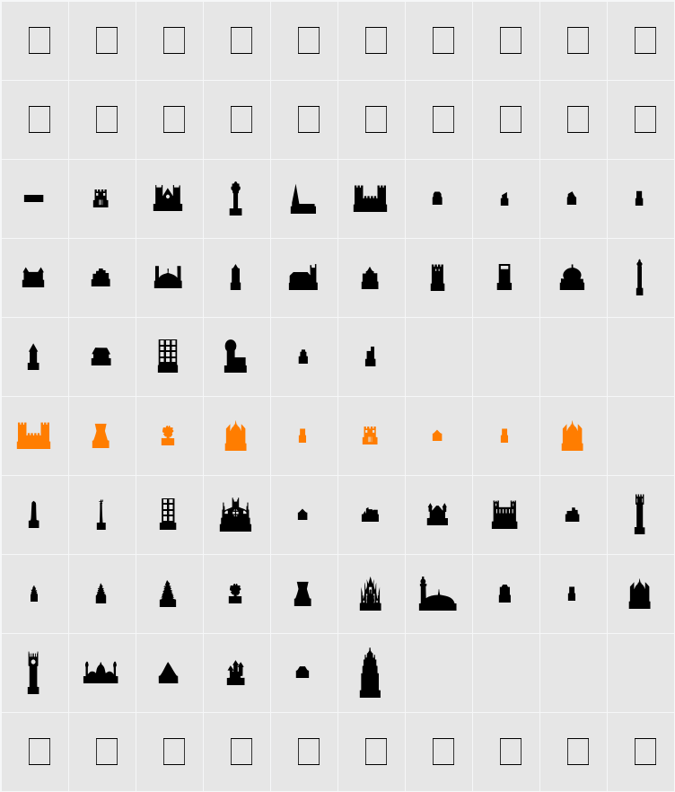 Cityscape Character Map