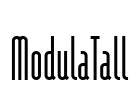 ModulaTall Font Image