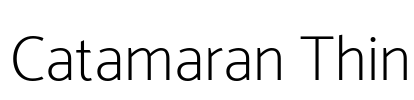 Catamaran Thin