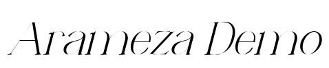 Arameza Demo Font Image