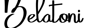 Belatoni Font Image