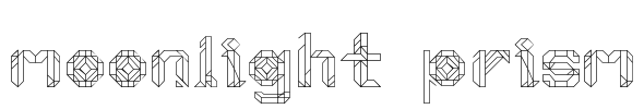 Moonlight Prism Font Image