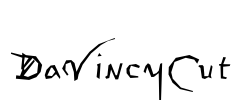 DaVincyCut Font Image