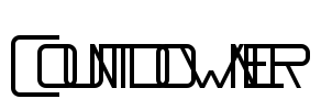 Countdowner Font Image