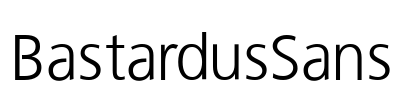 BastardusSans Font Image