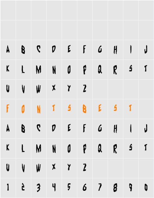 Cyrus the Virus Condensed Character Map