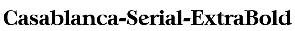 Casablanca-Serial-ExtraBold