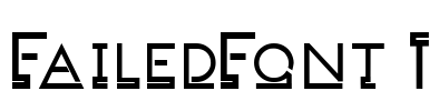 FailedFont 1