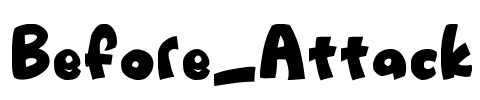 Before_Attack Font Image