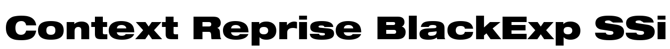 Context Reprise BlackExp SSi Font Image