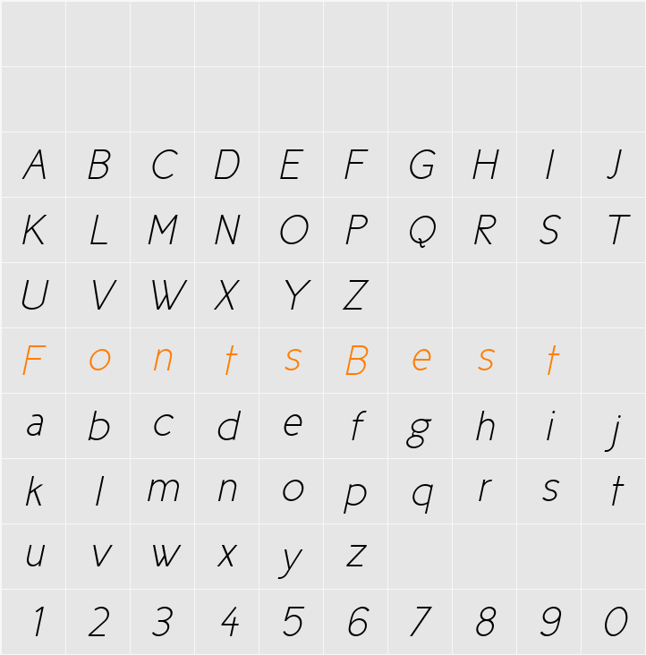 Cicle Character Map