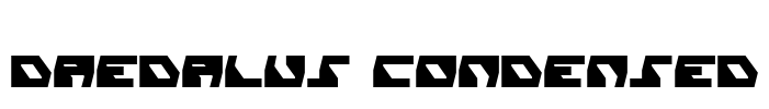 Daedalus Condensed Font Image