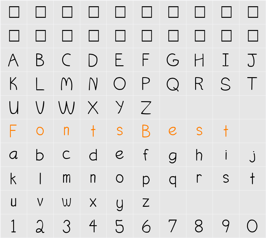 Duncan Character Map