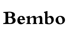 Bembo Font Image