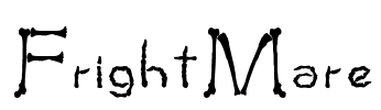 FrightMare Font Image