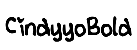 CindyyoBold Font Image