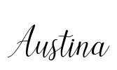 Austina Font Image