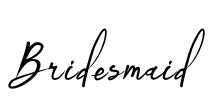 Bridesmaid