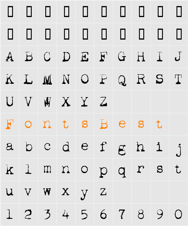 Apoplex Character Map
