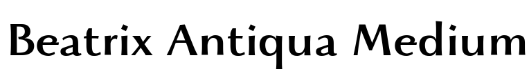 Beatrix Antiqua Medium