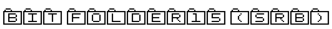 Bit Folder15 (sRB) Font Image
