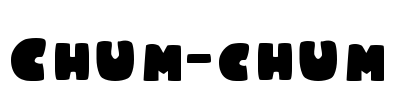 Chum-chum Font Image
