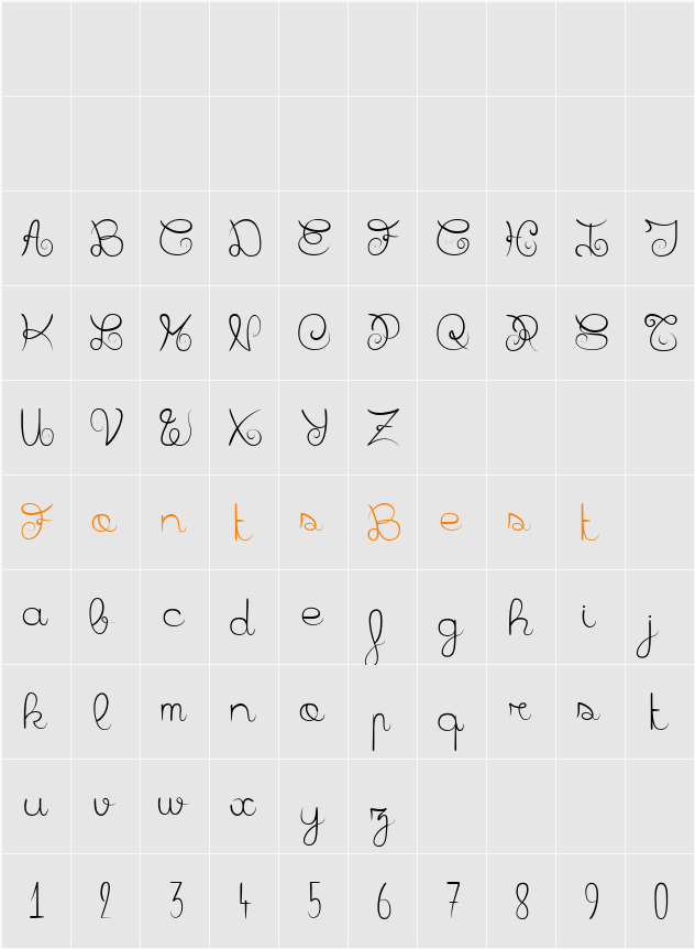 Badiane Character Map