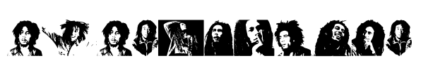 BOB MARLEY  Font Image