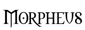 Morpheus Font Image