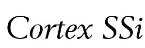 Cortex SSi Font Image