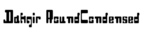 Dahgir RoundCondensed Font Image