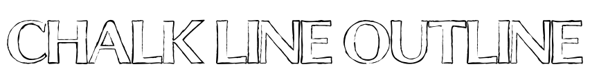 Chalk Line Outline