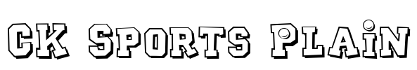 CK Sports Plain