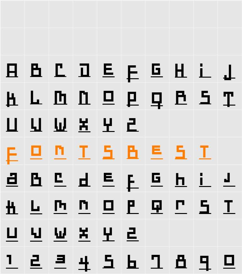 DadasDreams Character Map
