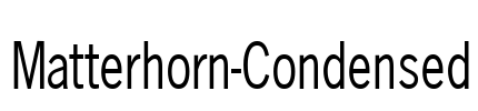 Matterhorn-Condensed