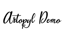 Artopyl Demo Font Image