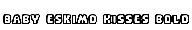 Baby Eskimo Kisses Bold