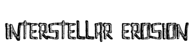 Interstellar Erosion