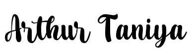 Arthur Taniya Font Image