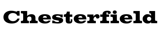Chesterfield Font Image