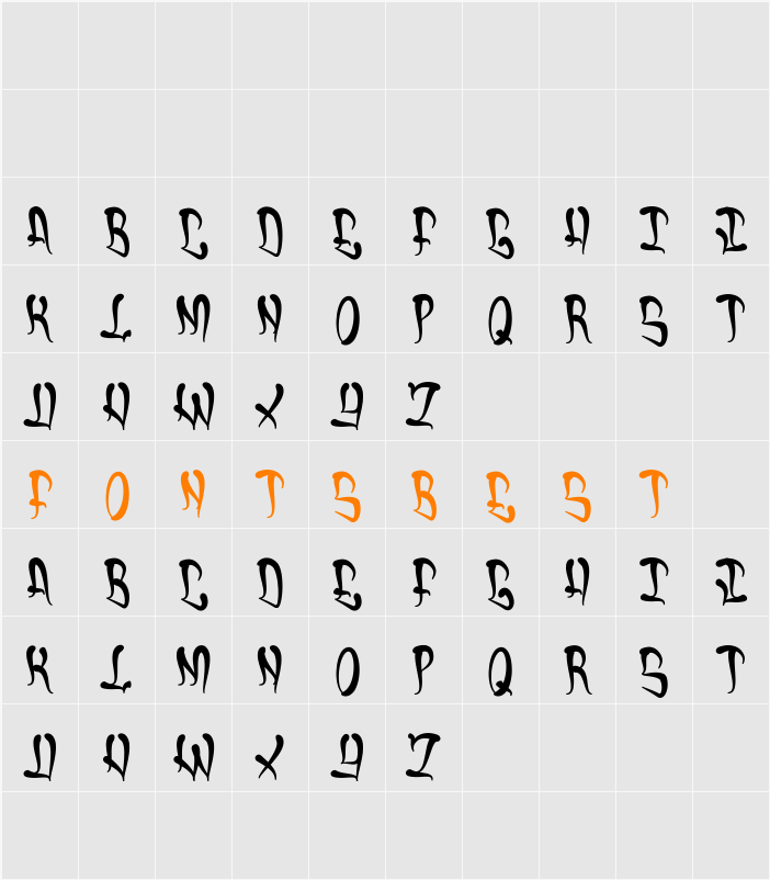 Chrome Character Map