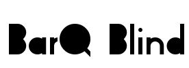 BarQ Blind Font Image