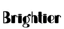 Brightier Font Image