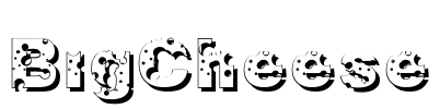 BigCheese Font Image