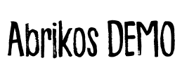 Abrikos DEMO Font Image