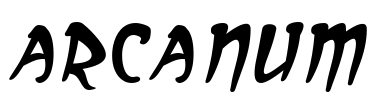 Arcanum Font Image